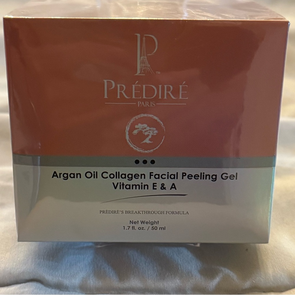 Predire Paris Argan Oil Collagen Facial Peeling Gel Vitamin E & A 50 mL NEW